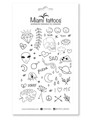 Тату переводные Miami Tattoos \ картинки