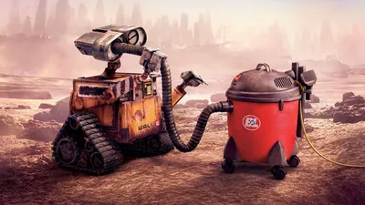 WALL·E и пылесос - обои для рабочего стола, картинки, фото картинки