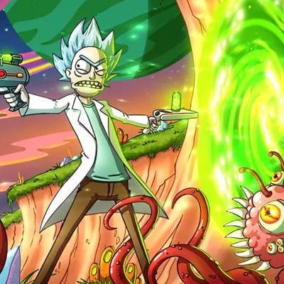 Живые обои Rick and Morty Animated Background - Wallpaper Engine картинки