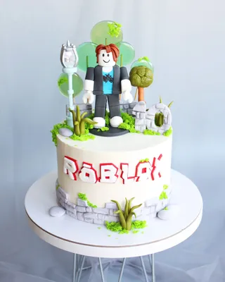 Торт роблокс roblox cake | Cake, Desserts, Birthday cake картинки