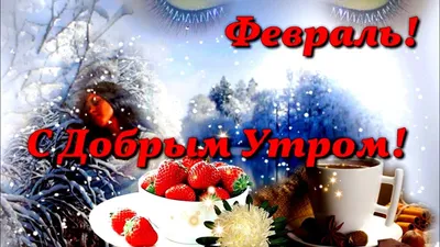 С Добрым Утром в феврале! Самое красивое пожелание Доброго Утра! - YouTube картинки