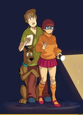 Shaggy (Shaggy Rogers) :: Velma Dinkley (Велма, Велма Динкли) :: Скуби Ду  :: awawawaart :: Мультфильмы / смешные картинки и другие приколы: комиксы,  гиф анимация, видео, лучший интеллектуальный юмор. картинки