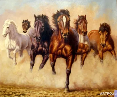 horses art | Картина лошади, Рисунки лошади, Лошадь обои картинки