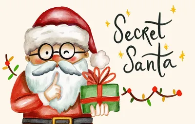 Wallpaper Glasses, Christmas, New year, Holiday, Santa Claus, Secret santa,  Secret Santa, Christmas gift for children images for desktop, section новый  год - download картинки