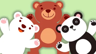 СБОРНИК развивающий #ПЕСНИ #МУЛЬТФИЛЬМЫ - ТРИ МЕДВЕДЯ - Nursery Rhymes -  YouTube картинки