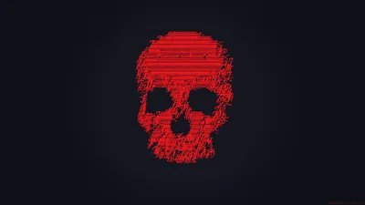 Red Skull Ascii [3840x2160] : r/wallpapers картинки