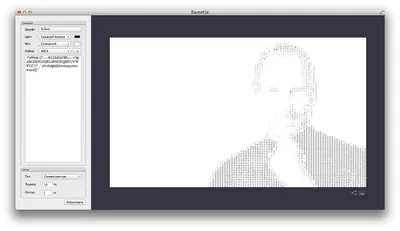 Sweetie: Как сделать ASCII-арт за пару минут - Лайфхакер картинки