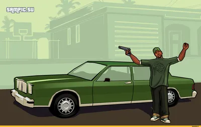 Красивый арт в стиле GTA SA / gta online :: GTA 5 :: GTA San Andreas ::  Игровой арт (game art) :: GTA :: samp :: sampic :: Grove street :: Игры /  картинки, гифки, прикольные комиксы, интересные статьи по теме. картинки