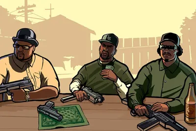 Прохождение GTA: San Andreas на умных часах - Чемпионат картинки