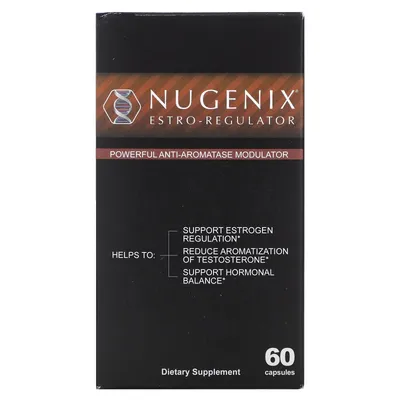 Nugenix, Estro-Regulator, мощный модулятор антиароматазы, 60 капсул картинки