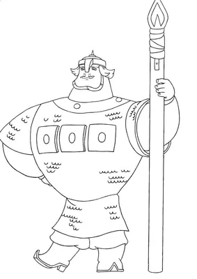 Раскраски алёша, Раскраска Алёша попович богатыри. картинки