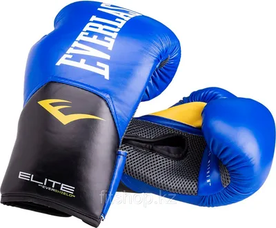 Боксерские перчатки Everlast Elite ProStyle синие, красные (id 88074711) картинки