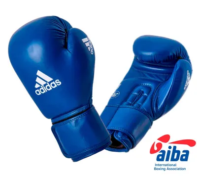 Боксерские перчатки Adidas AIBA Leather Blue купить в наличии в Краснодаре.  Цена, отзывы, фото. Доставка по всей России. картинки