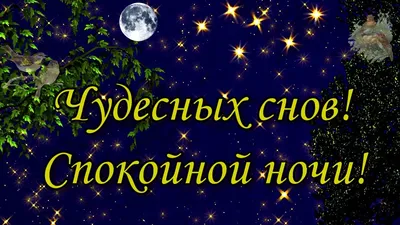 Чудесных снов! Спокойной ночи! - YouTube картинки