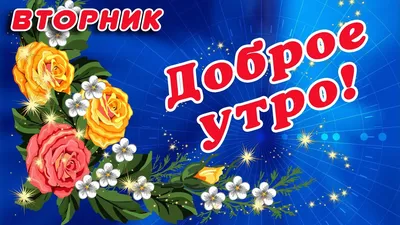 ВТОРНИК ДОБРОГО УТРА / ДОБРОЕ УТРО / С ДОБРЫМ УТРОМ / ДОБРОГО УТРА ЛЮБИМОЙ  / ПОЗИТИВ / ОТКРЫТКА - YouTube картинки