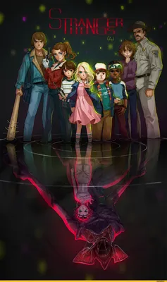 красивые картинки :: Stranger Things :: yuan lan :: art (арт) / картинки,  гифки, прикольные комиксы, интересные статьи по теме. картинки