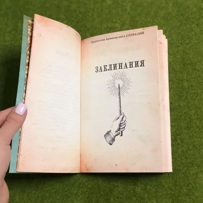 Книга заклинаний из Гарри Поттера картинки