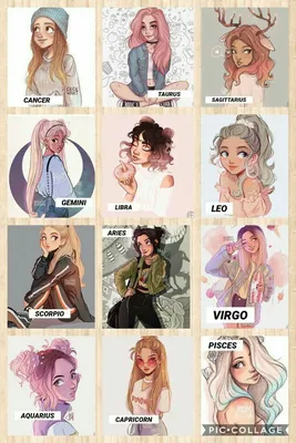 Pin by Benedetta on a oroscopo | Zodiac characters, Zodiac sign fashion,  Anime zodiac картинки