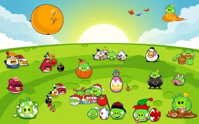 Angry Birds HD Wallpaper картинки