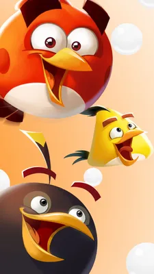 Новогодние и зимние обои для телефонов с Angry Birds - YouLoveIt.ru картинки