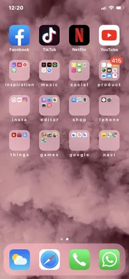 Home Screen Inspiration 🌚💍💗 | Iphone app layout, Iphone organization,  Iphone wallpaper app картинки