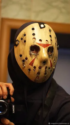 Маска Джейсона Вурхиза под Дерево Jason mask – купить онлайн на Ярмарке  Мастеров – HJ70XBY | Маски персонажей, Москва картинки