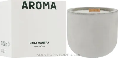 Sister's Aroma Daily Mantra Non Aroma Свеча для медитации без аромата |  Makeupstore.co.il картинки