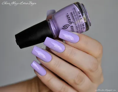 nailbamboo: China Glaze Lotus Begin и Petal To The Metal картинки