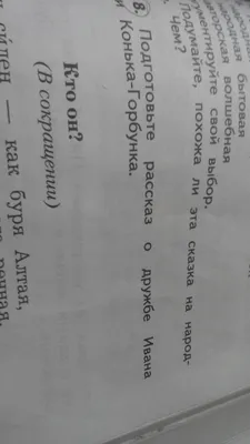 Подготовьте сочинение о дружбе Ивана и Конька-Горбунка , о чём задание не  врубилась , ни чего в - Школьные Знания.com картинки