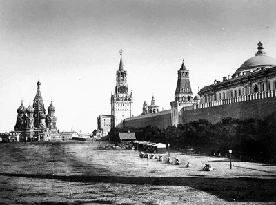 Одна из самых старых фотографий Красной площади, Москва, 1856 год. | Пикабу картинки