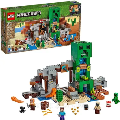 Купить Конструктор Лего Майнкрафт Шахта крипера 21155 LEGO Minecraft The  Creeper Mine, цена 7999 грн — Prom.ua (ID#1326488648) картинки