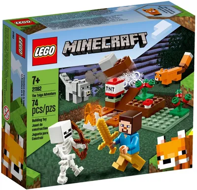 Купить 21162 Lego Minecraft Приключения в тайге, Лего Майнкрафт в Алматы от  компании \ картинки