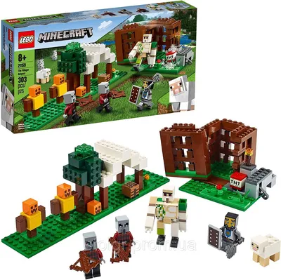 Купить Конструктор Лего майнкрафт Аванпост разбойников 21159 LEGO  Minecraft, цена 3199 грн — Prom.ua (ID#1189727916) картинки