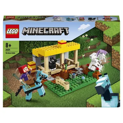 Купить в Минске Конструктор LEGO Minecraft 21171 Конюшня Лего Майнкрафт  Магазин детских игрушек и товаров для детей картинки