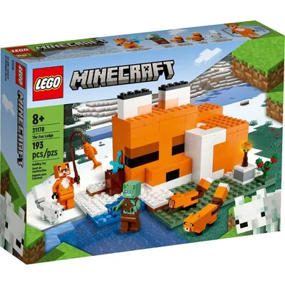 Купить 21178 Lego Minecraft Лисья хижина, Лего Майнкрафт в Алматы от  компании \ картинки