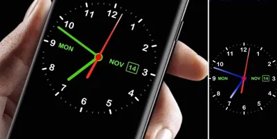 Как вывести часы на экран телефона Самсунг. Как установить время на экране  телефона картинки