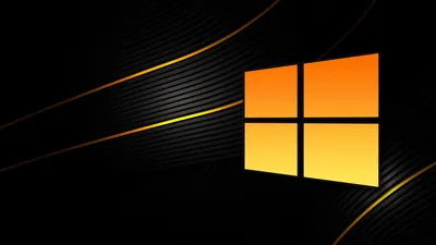 Скачать обои Windows 10 Black, Windows, Черный, 4K, 8k, 10k, Логотип в  разрешении 1920x1080 на рабочий стол картинки