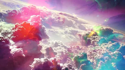 Широкоформатные обои на рабочий стол HD качества… (20 фото ... | Colorful  clouds, Cloud wallpaper, Space art картинки