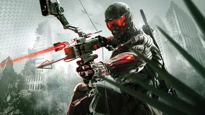 Обои Crysis 3 охотника 2560x1440 QHD Изображение картинки