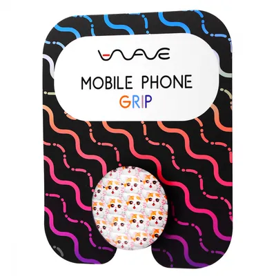 Держатель WAVE Mobile Phone Grip Animals Ginger Cat — Купить Недорого на  Bigl.ua (1754471597) картинки