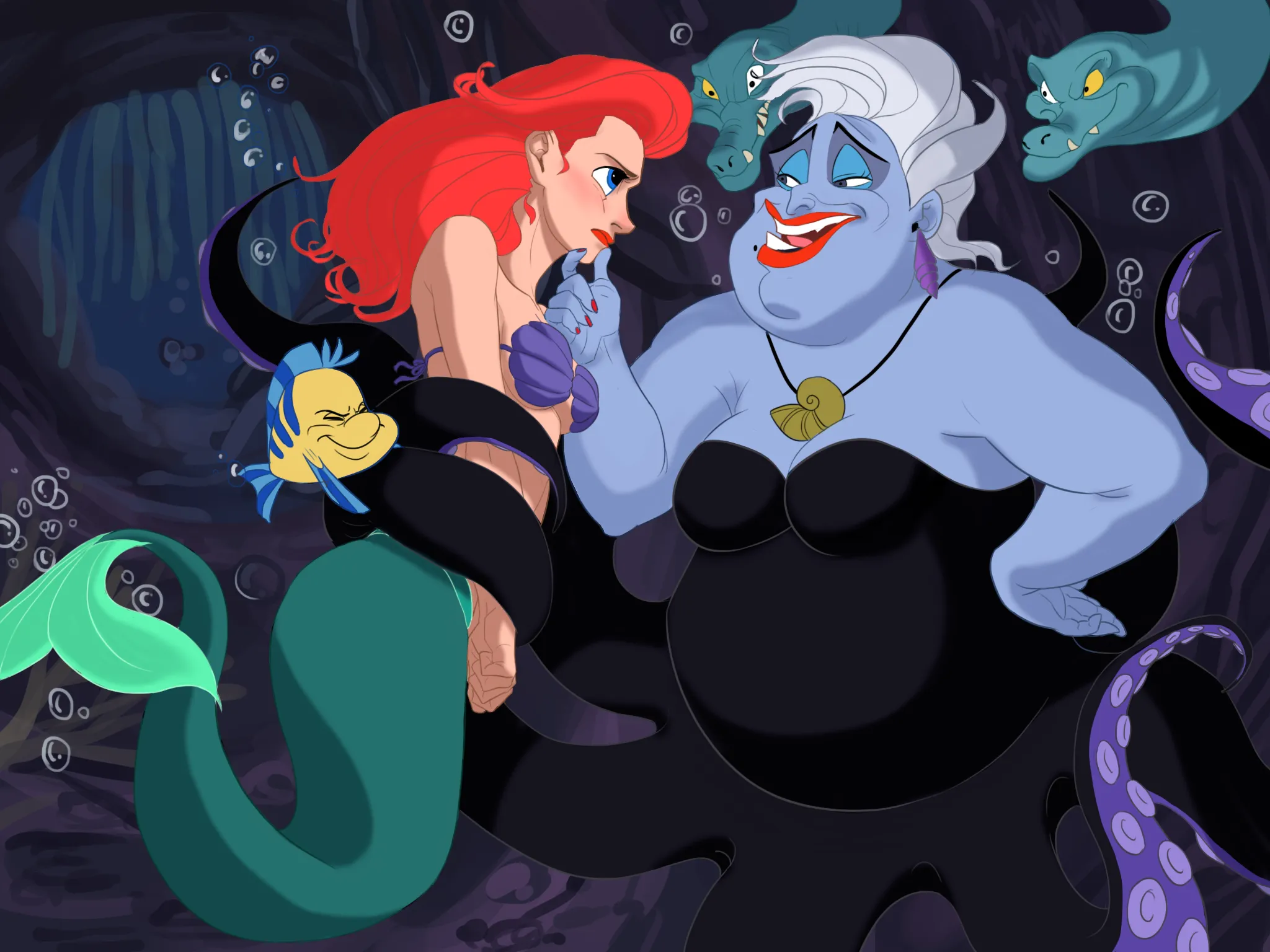 Ariel Gets Kinky with Ursula