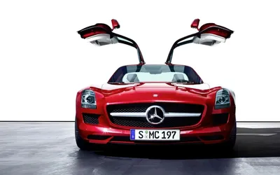 Фото обои Еще раз Mercedes-Benz SLS с большим разрешением. SLS-class картинки