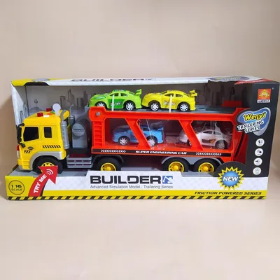 Автовоз инерционный с машинками 1:16 свет, звук Builder: продажа, цена в  Минске. Игрушечные машинки, самолетики, техника от \ картинки