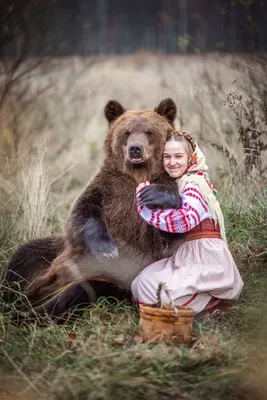 Фотосессия с настоящим медведем Степаном, Томом, Савелием. картинки