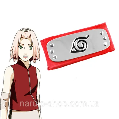 Красная Повязка Наруто Naruto - Сакуры Из Деревни Скрытой В Листве |  Косплей Сакуры Харуно | Манга — Купить Недорого на Bigl.ua (1307583479) картинки