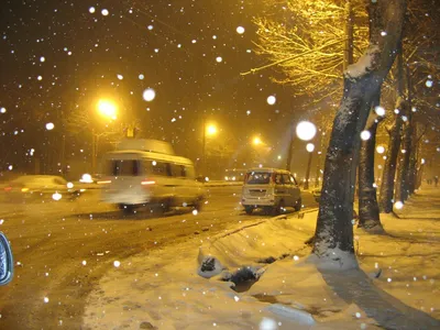 Фото а снег идет.. в городе Узун картинки