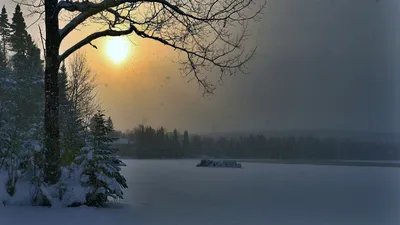 Картинка снег идет, вечер 1920x1080 скачать обои на рабочий стол бесплатно,  фото 364067 картинки