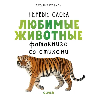 Первые слова. Любимые животные. Фотокнига со стихами купить книгу с  доставкой по цене 760 руб. в интернет магазине | Издательство Clever картинки