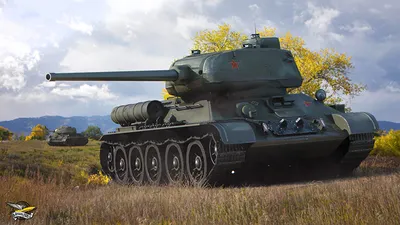 Фотографии World of Tanks Т-34 танк T-34-85 3D Графика Игры картинки