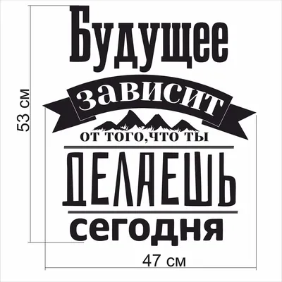 Будущее зависит от того,что ты делаешь сегодня картинки